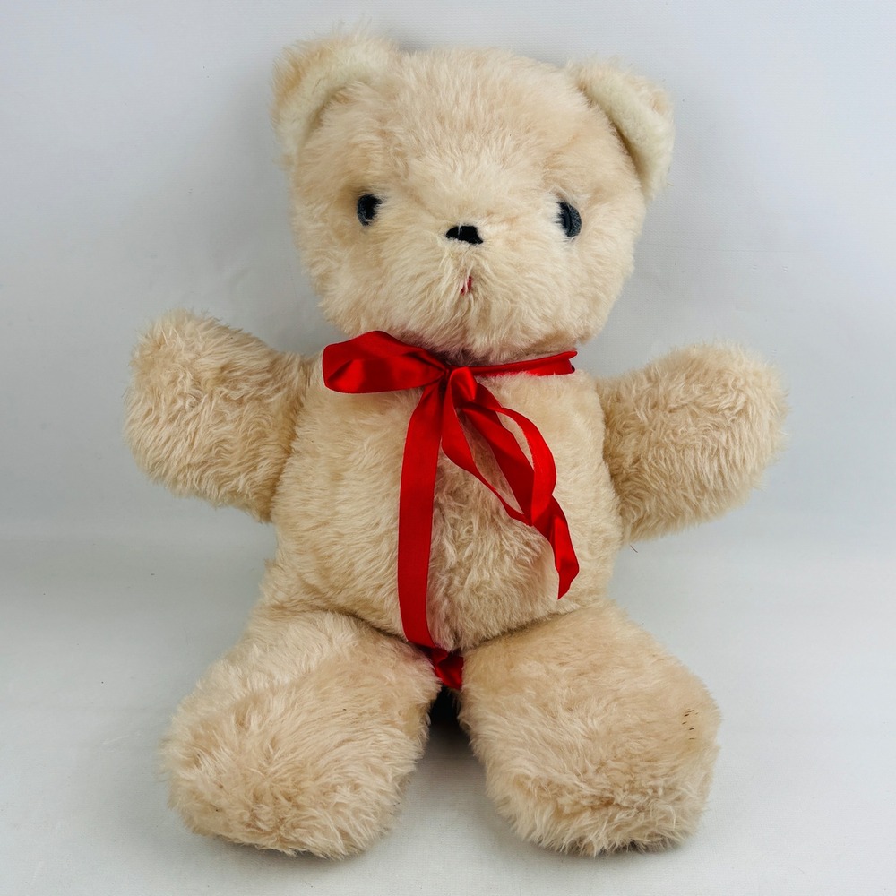 Vintage Douglas Cuddle Toys Bear Plush Musical‎ Wind Up 15" Stuffed Animal Works